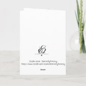 Be Still My Heart- Personalized Valentine Karte (Rückseite)