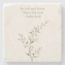 Be Still Stone Untersetzer