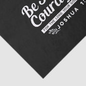 Be Strong and Courageous – Joshua 1:9 Bible Verse Seidenpapier (Ausschnitt)