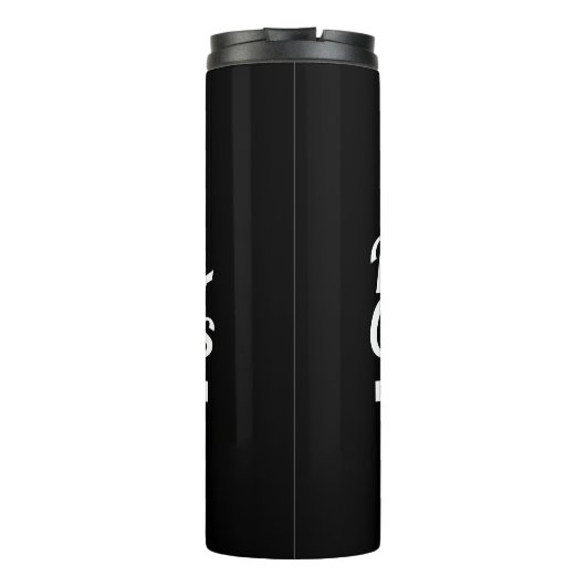 Be Strong and Courageous – Joshua 1:9 Bible Verse Thermosbecher (Rückseite)