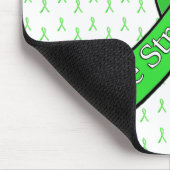 "Be Strong" Butterfly Lyme Awareness Ribbon Mousepad (Ecke)