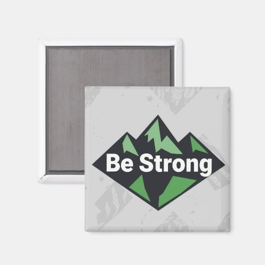 Be Strong Geometric Magnet (Vorderseite/Rückseite)