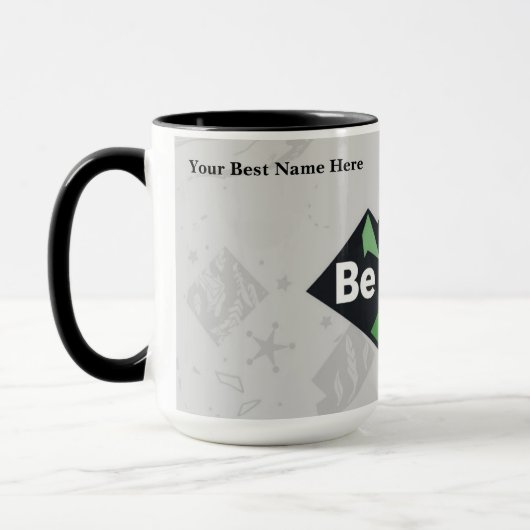 Be Strong Geometric Tasse (Links)