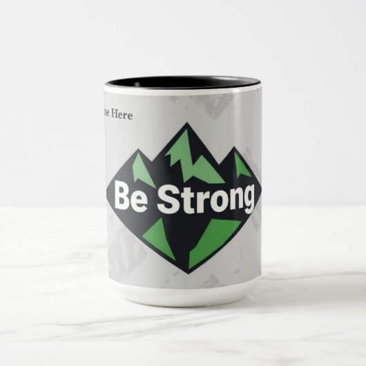 Be Strong Geometric Tasse (Zentrum)