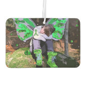 "Be Strong" Lyme Disease Warrior Car Air Freshener Autolufterfrischer (Rückseite)