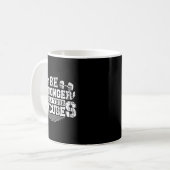 Be Stronger Than Your Excuses Funny Motivational Q Kaffeetasse (Vorderseite Links)