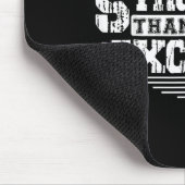 Be Stronger Than Your Excuses Funny Motivational Q Mousepad (Ecke)