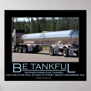 Be Tankful Poster