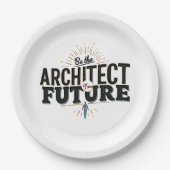 Be the Architect of Your Future Pappteller (Vorderseite)