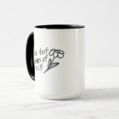 Be the Best Version of Yourself Motivational Tasse (Vorderseite Links)