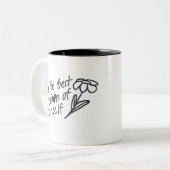 Be the Best Version of Yourself Motivational Zweifarbige Tasse (Vorderseite Links)