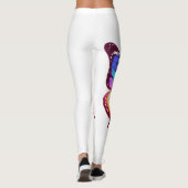 Be the Change - Inspirerende Vlinder Illustratie Leggings (Rückseite)