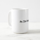 Be The Energy Motivational Mug Gift Kaffeetasse (Vorderseite Links)