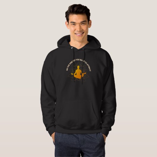 Be The Energy You Want To Attract Reiki Healing Ma Hoodie (Vorne ganz)