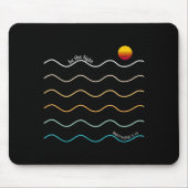 Be The Light Boho Christian Bible Verse Worship Ch Mousepad (Vorne)