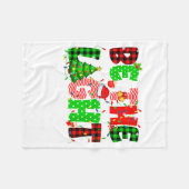 Be The Light Christian Christmas Pjs Xmas Men Wome Fleecedecke (Vorderseite (Horizontal))