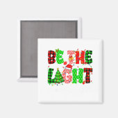 Be The Light Christian Christmas Pjs Xmas Men Wome Magnet (Vorderseite/Rückseite)