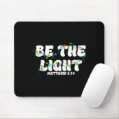 Be The Light Christmas Matthew 5_14 Faith Christia Mousepad (Mit Mouse)