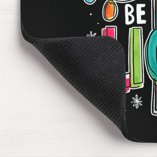 Be The Light Christmas Matthew 5_14 Faith Christia Mousepad (Ecke)