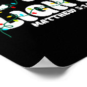 Be The Light Christmas Matthew 5_14 Faith Christia Poster (Ecke)