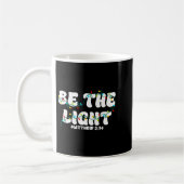 Be The Light Matthew 5_14 Christian Merry Christma Kaffeetasse (Links)
