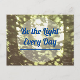 Be the Light Postkarte