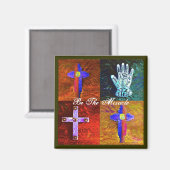 "Be the Miracle"-Magnet Magnet (Vorderseite/Rückseite)