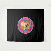 Be The Person Your Dog Thinks You Are Wandteppich (Vorderseite (Horizontal))