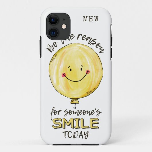 "Be the Reason" benutzerdefinierte monogramm-Telef Case-Mate iPhone Hülle (Rückseite)