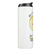 "Be the Reason" individuelle Name tumbler Thermosbecher (Nach links gedreht)