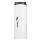 "Be the Reason" individuelle Name tumbler Thermosbecher (Rückseite)