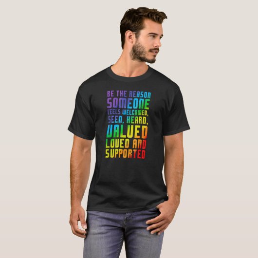 Be The Reason - Ultimate Ally Support T-Shirt (Vorne ganz)