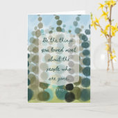 Be The Things Card Karte (Gelbe Blume)