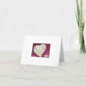 Be Thou My Vision note card. Karte (Vorderseite)