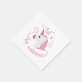 Be Unicorns (Emoji) Serviette (Ecke)