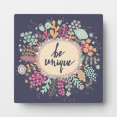Be Unique Fotoplatte (Vorderseite)