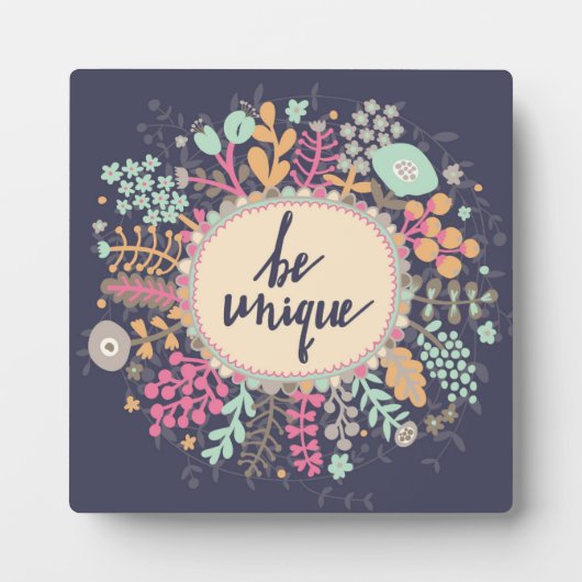 Be Unique Fotoplatte (Vorderseite)