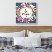 Be Unique Leinwanddruck (Insitu (Schlafzimmer))