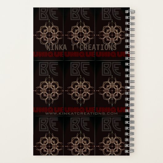 Be Unique Notizblock (Rückseite)