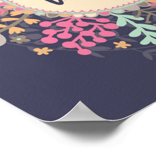 Be Unique Poster (Ecke)