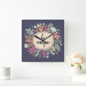 Be Unique Quadratische Wanduhr (Zuhause)