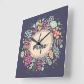 Be Unique Quadratische Wanduhr (Winkel)