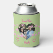 Be Valentine Watercolor Paris Eiffel Tower PHOTO Dosenkühler (Kanne Rückseite)