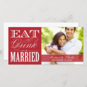 & BE VERHEIRATET | Ankündigung Datum freihalten (Vorne/Hinten)