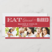 & BE VERHEIRATET | Ankündigung Datum freihalten (Vorderseite)