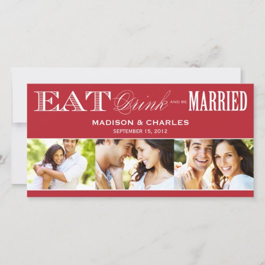 & BE VERHEIRATET | Ankündigung Datum freihalten (Vorderseite)