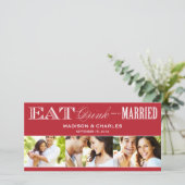 & BE VERHEIRATET | Ankündigung Datum freihalten (Stehend Vorderseite)