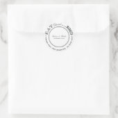 & BE VERHEIRATET | FAVOR STICKERS (Tasche)