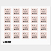 & BE VERHEIRATET | FAVOR STICKERS (Blatt)