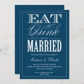 & BE VERHEIRATET| WEDERINVITATION EINLADUNG (Vorne/Hinten)